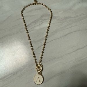 “A” Necklace